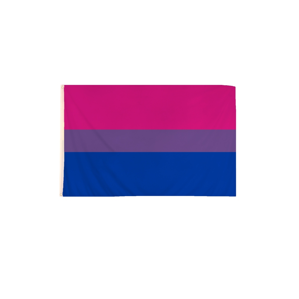 Zac's Alter Ego - 5 x 3 Feet Bisexual Flagge - Mehrfarben